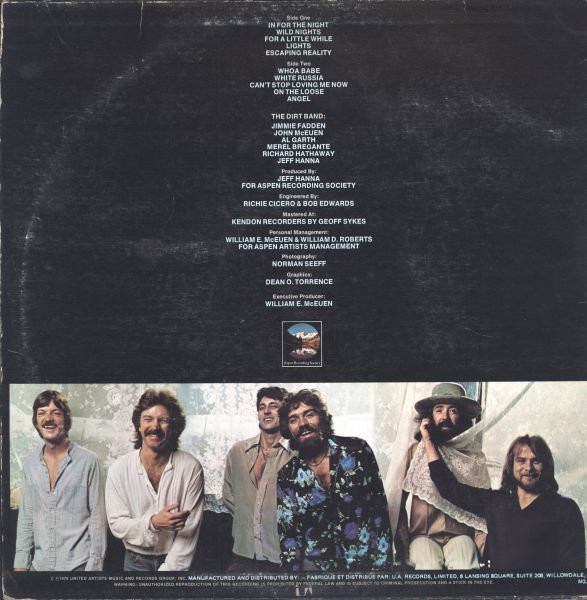 The Dirt Band - Wild Nights | United Artists Records (UALA854-H) - 2