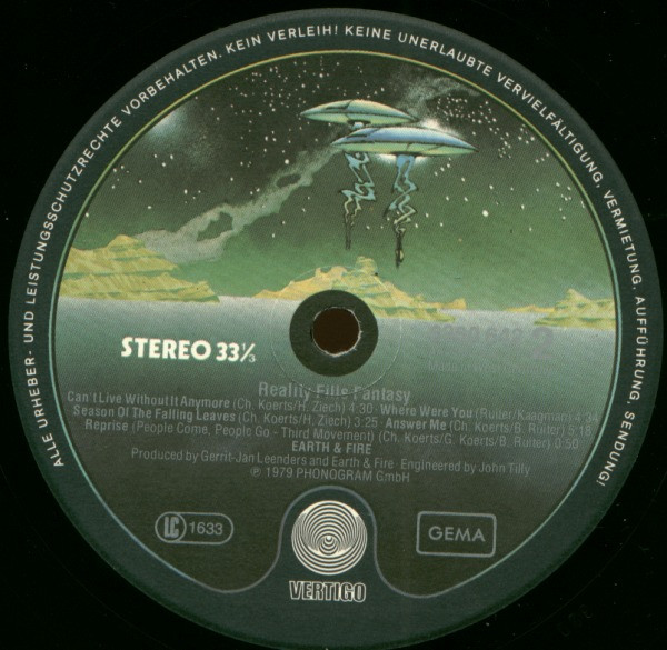 Earth And Fire - Reality Fills Fantasy | Vertigo (6360 642) - 4 Earth And Fire - Reality Fills Fantasy | Vertigo (6360 642) - 4