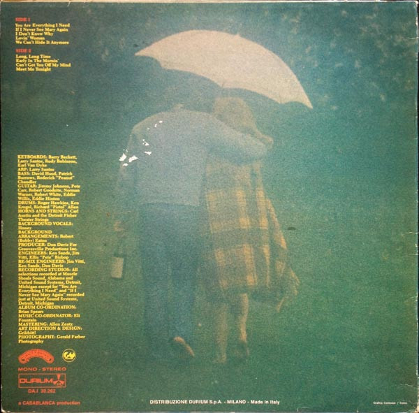 Larry Santos - You Are Everything I Need | Durium Marche Estere (D. AI 30-262) - 2