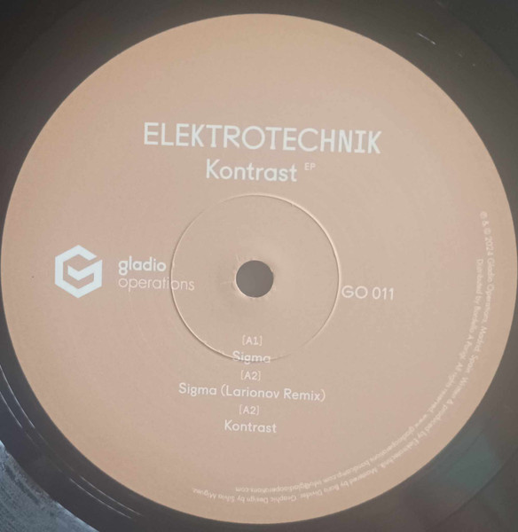 ELEKTROTECHNIK - Kontrast EP | Gladio Operations (GO 011)