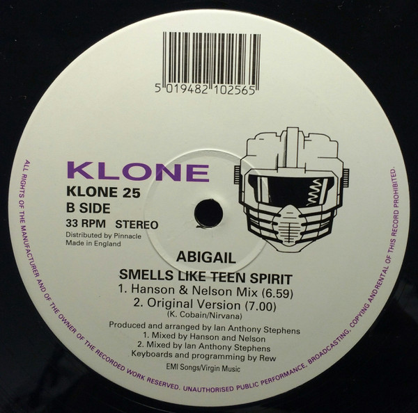 Abigail - Smells Like Teen Spirit | Klone Records (KLONE 25) - 4 Abigail - Smells Like Teen Spirit | Klone Records (KLONE 25) - 4