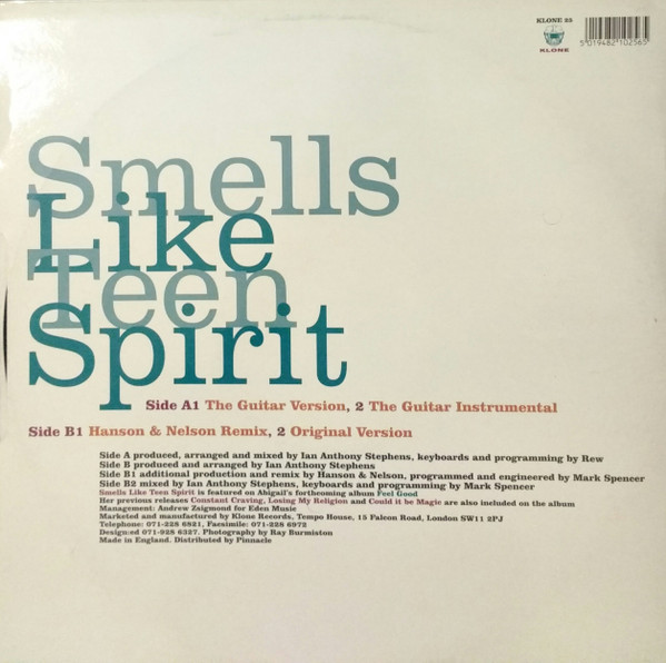 Abigail - Smells Like Teen Spirit | Klone Records (KLONE 25) - 2 Abigail - Smells Like Teen Spirit | Klone Records (KLONE 25) - 2