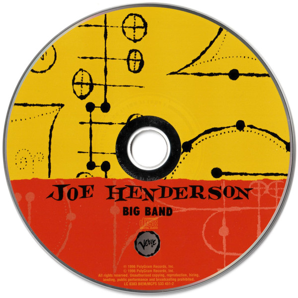 Joe Henderson - Big Band | Verve Records (533 451-2) - 3 Joe Henderson - Big Band | Verve Records (533 451-2) - 3