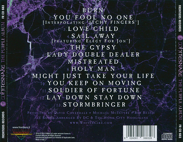 Whitesnake - The Purple Album CD | Frontiers Music SRL (FR CD 683) - 2 Whitesnake - The Purple Album CD | Frontiers Music SRL (FR CD 683) - 2