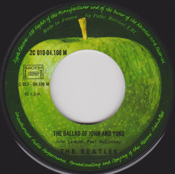 The Beatles - The Ballad Of John And Yoko / Old Brown Shoe | Apple Records (2C01004108) - 3