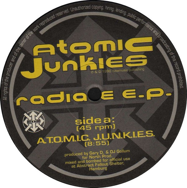 Atomic Junkies - Radiate E.P. | EDM (EDM 50121) - 3