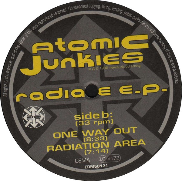 Atomic Junkies - Radiate E.P. | EDM (EDM 50121) - 4