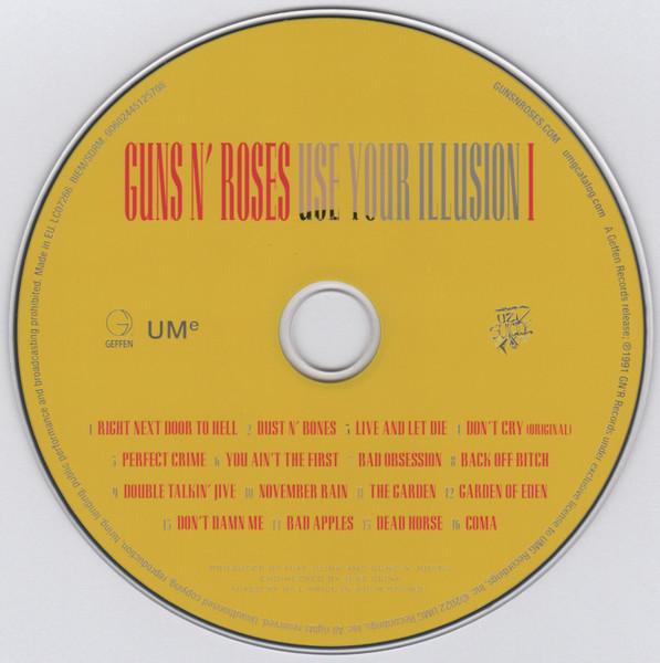 Guns N' Roses - Use Your Illusion I | Geffen Records (00602445125708) - 3