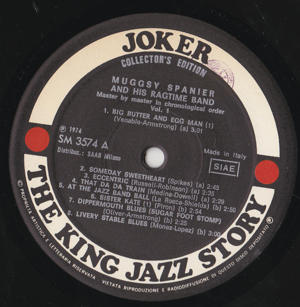Muggsy Spanier's Ragtime Band - Muggsy Spanier And His Ragtime Band 1 | Joker (sm 3574) - 3