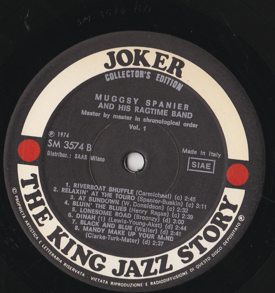 Muggsy Spanier's Ragtime Band - Muggsy Spanier And His Ragtime Band 1 | Joker (sm 3574) - 4