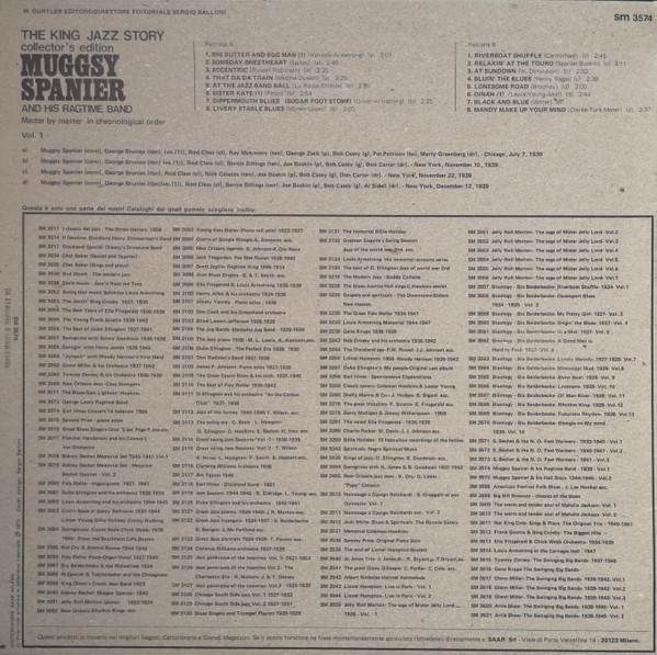 Muggsy Spanier's Ragtime Band - Muggsy Spanier And His Ragtime Band 1 | Joker (sm 3574) - 2