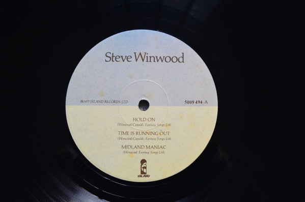 Steve Winwood - Steve Winwood | Island Records (5009 494) - 4