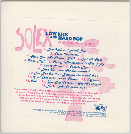 Solex - Low Kick And Hard Bop | Matador (OLE 499-2V)