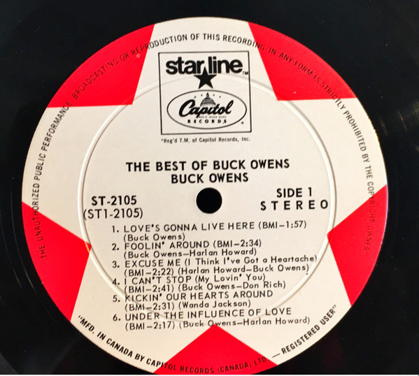 Buck Owens - The Best Of Buck Owens | Capitol Records (ST 2105) - 2