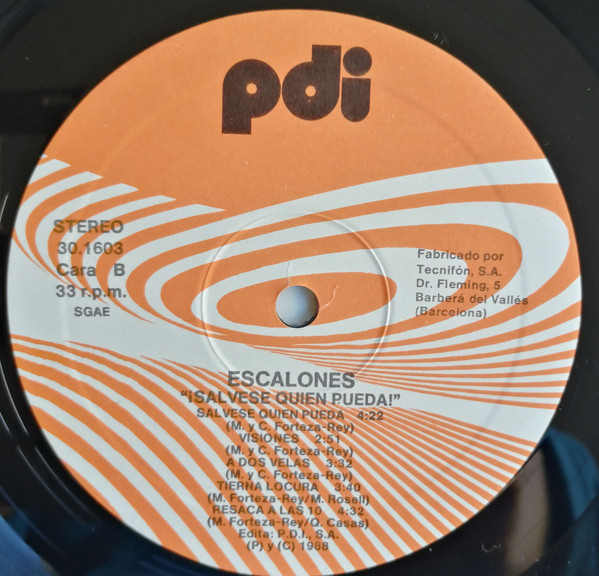 Escalones - ¡¡Salvese Quien Pueda!! | PDI (E-30.1603) - 4