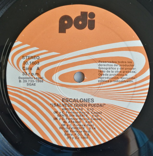 Escalones - ¡¡Salvese Quien Pueda!! | PDI (E-30.1603) - 3