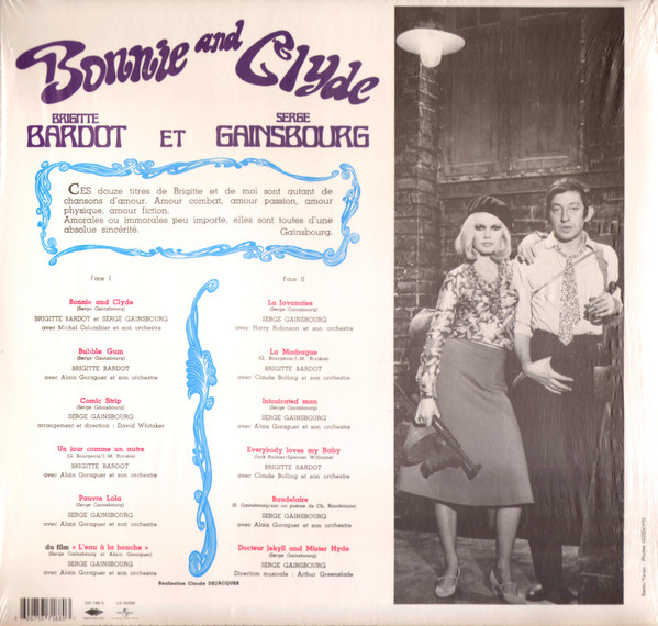 Brigitte Bardot Et Serge Gainsbourg - Bonnie And Clyde | Mercury Music Group (537 188-0) - 2