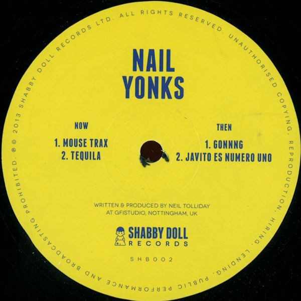 Nail Tolliday - Yonks | Shabby Doll Records (SHB002)