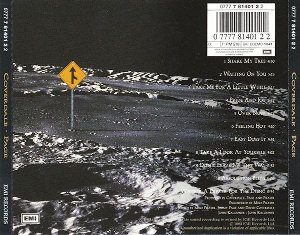 Coverdale Page - Coverdale • Page | EMI (0777 7 81401 2 2) - 2