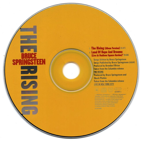 Bruce Springsteen - The Rising | Columbia (672997 1) - 4 Bruce Springsteen - The Rising | Columbia (672997 1) - 4