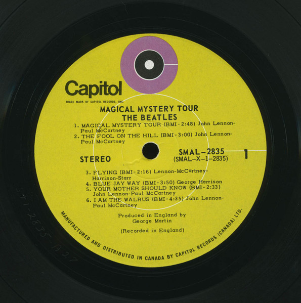 The Beatles - Magical Mystery Tour | Capitol Records (SMAL 2835) - 2 The Beatles - Magical Mystery Tour | Capitol Records (SMAL 2835) - 2