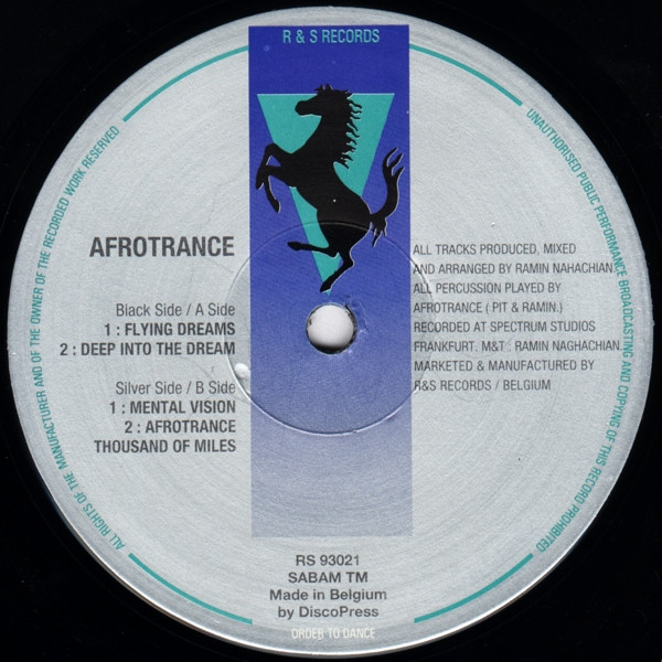 Afrotrance - Flying Dreams | R & S Records (RS 93021)