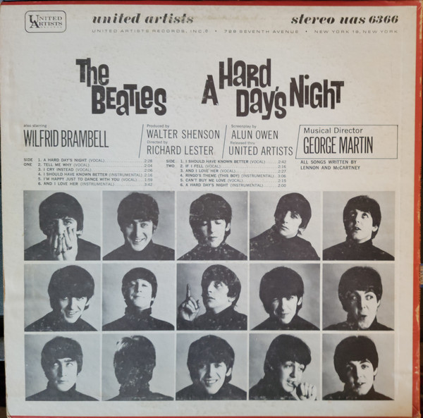 The Beatles - A Hard Day's Night (Original Motion Picture Soundtrack) | United Artists Records (UAS 6366) - 2 The Beatles - A Hard Day's Night (Original Motion Picture Soundtrack) | United Artists Records (UAS 6366) - 2