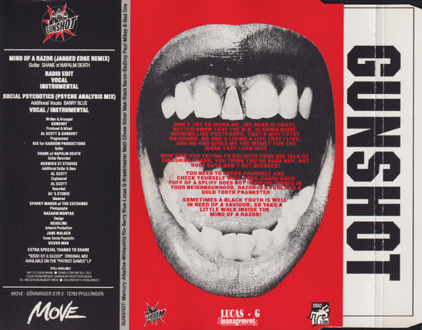 Gunshot - Mind Of A Razor | Move (7-006-2) - 2