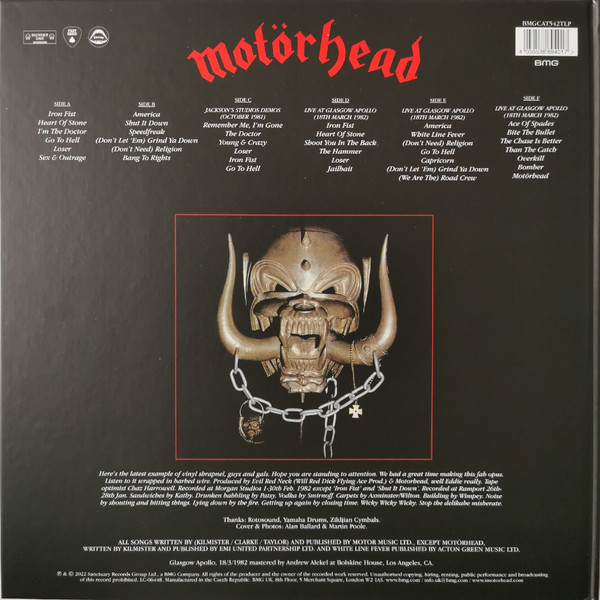 Motörhead - Iron Fist | BMG (BMGCAT542TLP) - 3
