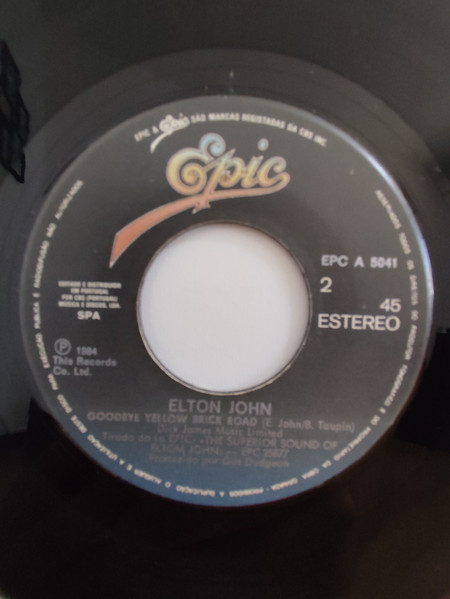 Elton John - Crocodile Rock / Goodbye Yellow Brick Road | Epic (EPC A 5041) - 4 Elton John - Crocodile Rock / Goodbye Yellow Brick Road | Epic (EPC A 5041) - 4