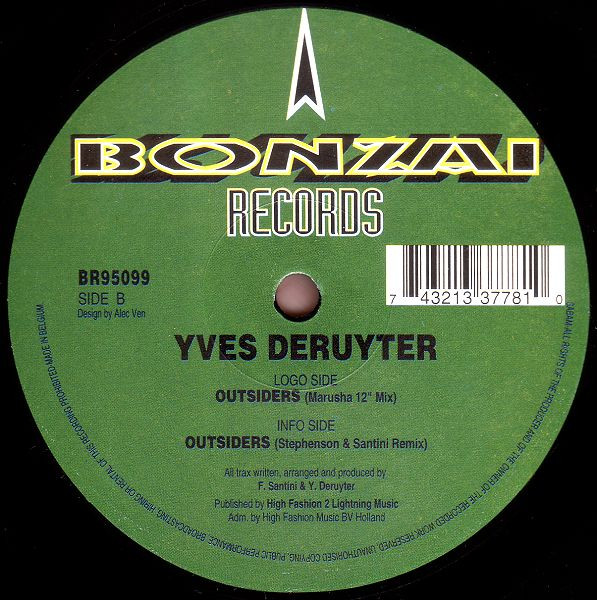 Yves Deruyter - Outsiders (Remixes) | Bonzai Records (BR95099) - 3