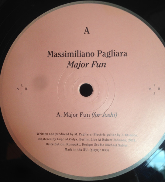 Massimiliano Pagliara - Major Fun | Live At Robert Johnson (Playrjc 033) - 3 Massimiliano Pagliara - Major Fun | Live At Robert Johnson (Playrjc 033) - 3