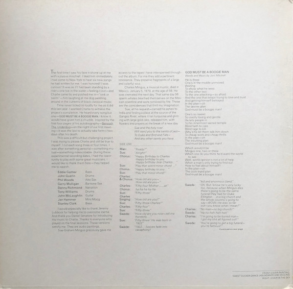 Joni Mitchell - Mingus | Asylum Records (AS 53 091) - 2