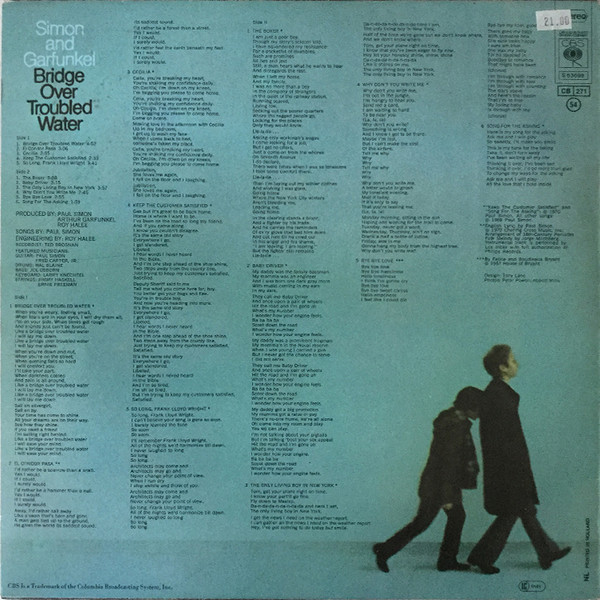 Simon & Garfunkel - Bridge Over Troubled Water | CBS (S 63699) - 2