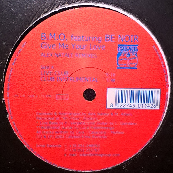 Black Mighty Orchestra Featuring Be Noir - Give Me Your Love | Calypso Records (CPS 118) - main