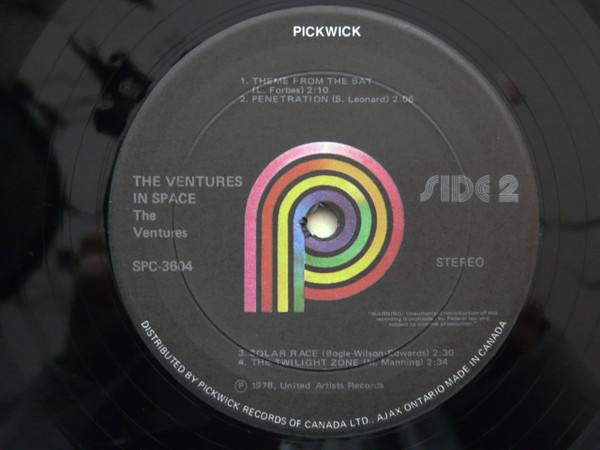 The Ventures - The Ventures In Space [Vinyl] | Pickwick (SPC-3604) - 4