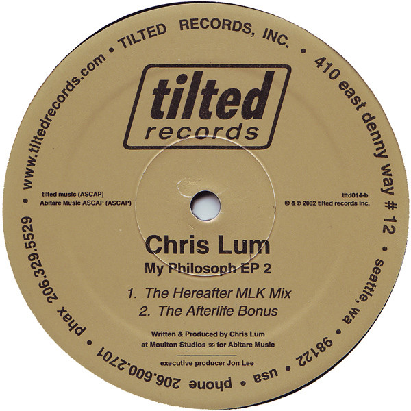 Chris Lum - My Philosoph EP 2 | Tilted Records (TLTD014) - 2