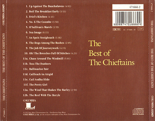 The Chieftains - The Best Of The Chieftains | Columbia (471666 2) - main