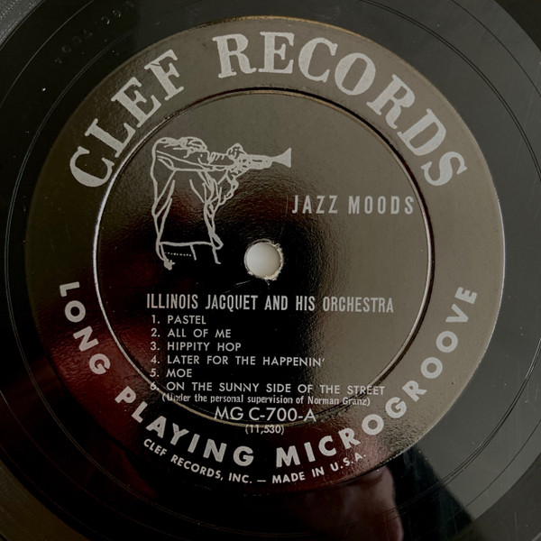 Illinois Jacquet And His Orchestra - Jazz Moods | Clef Records (MG C-700) - 4 Illinois Jacquet And His Orchestra - Jazz Moods | Clef Records (MG C-700) - 4
