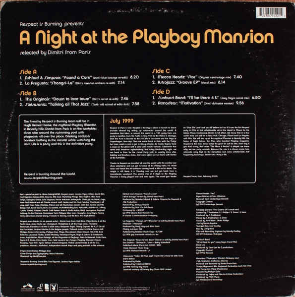 Dimitri From Paris - A Night At The Playboy Mansion | Astralwerks (ASW 49122-1) - 2