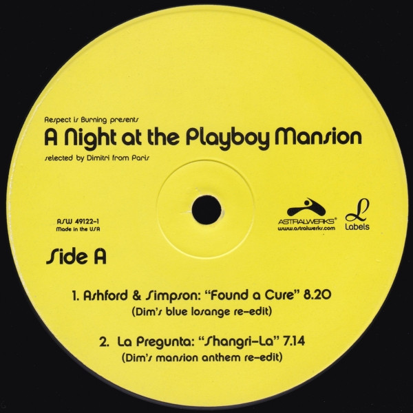 Dimitri From Paris - A Night At The Playboy Mansion | Astralwerks (ASW 49122-1) - 3