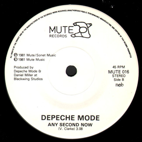 Depeche Mode - Just Can't Get Enough | Mute (7 MUTE 016) - 4 Depeche Mode - Just Can't Get Enough | Mute (7 MUTE 016) - 4
