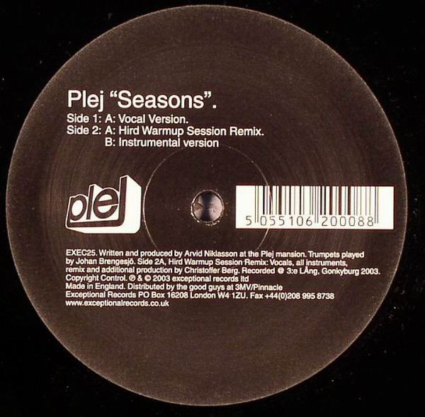 Plej - Seasons | Exceptional (EXEC25)