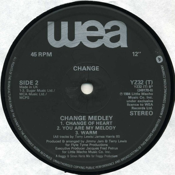 Change - Say You Love Me Again / Change Medley | WEA (YZ32 (T)) - 2