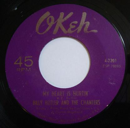 Billy Butler & The Chanters - Can't Live Without Her / My Heart Is Hurtin' | Okeh (4-7201) - 2 Billy Butler & The Chanters - Can't Live Without Her / My Heart Is Hurtin' | Okeh (4-7201) - 2