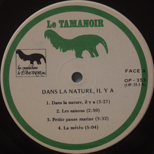Various - Dans La Nature, Il Y A.... [Vinyl] | Le Tamanoir (OP 353) - 3