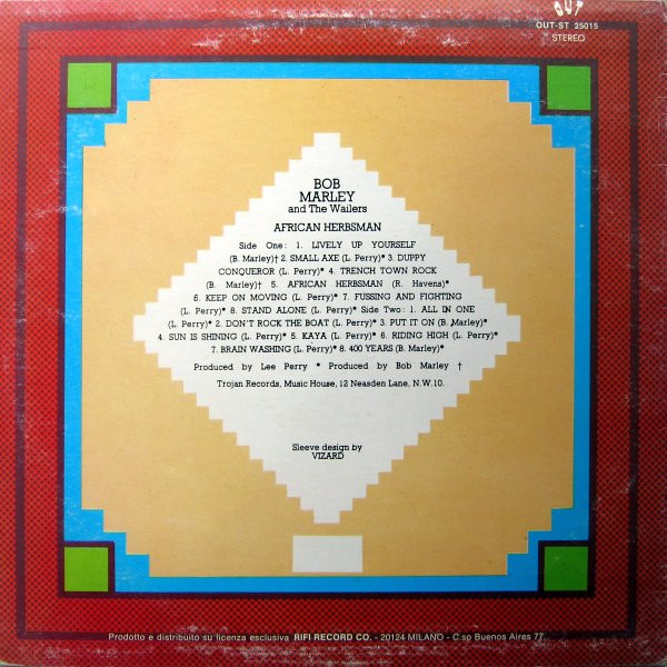 Bob Marley & The Wailers - African Herbsman | OUT (OUT ST 25015) - 3