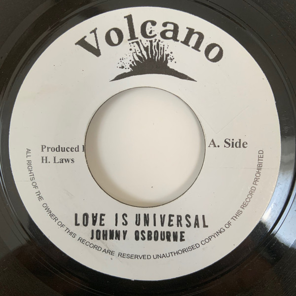 Johnny Osbourne - Love Is Universal | Volcano (none)