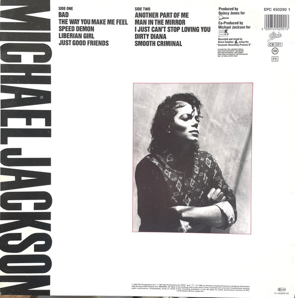 Michael Jackson - Bad | Epic (EPC 450290 1) - 4