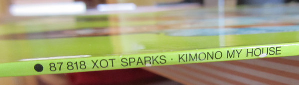 Sparks - Kimono My House | Island Records (87 818 XOT) - 4 Sparks - Kimono My House | Island Records (87 818 XOT) - 4